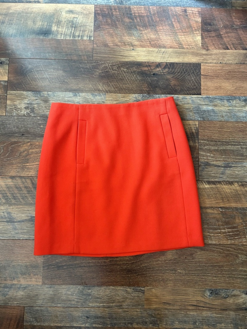 Banana Republic Bright Coral Orange Skirt